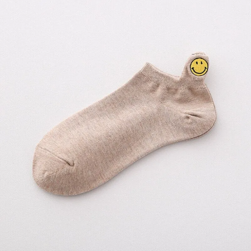 Spring Lady Cute Teen Girl Cotton Low Cut Socks