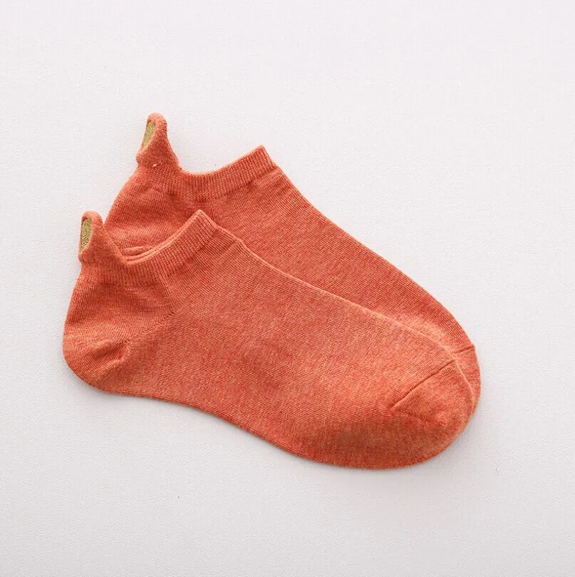 Spring Lady Cute Teen Girl Cotton Low Cut Socks