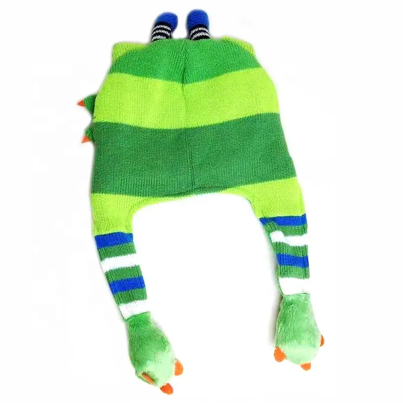 Squeeze Ears Flip Hat Knitted Animal Hat Squeeze Fun Flipping Hat