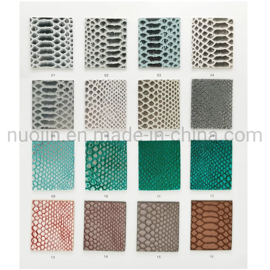 Symphony Fish Scale Colorful Embossing Synthetic PU Leather for Bags