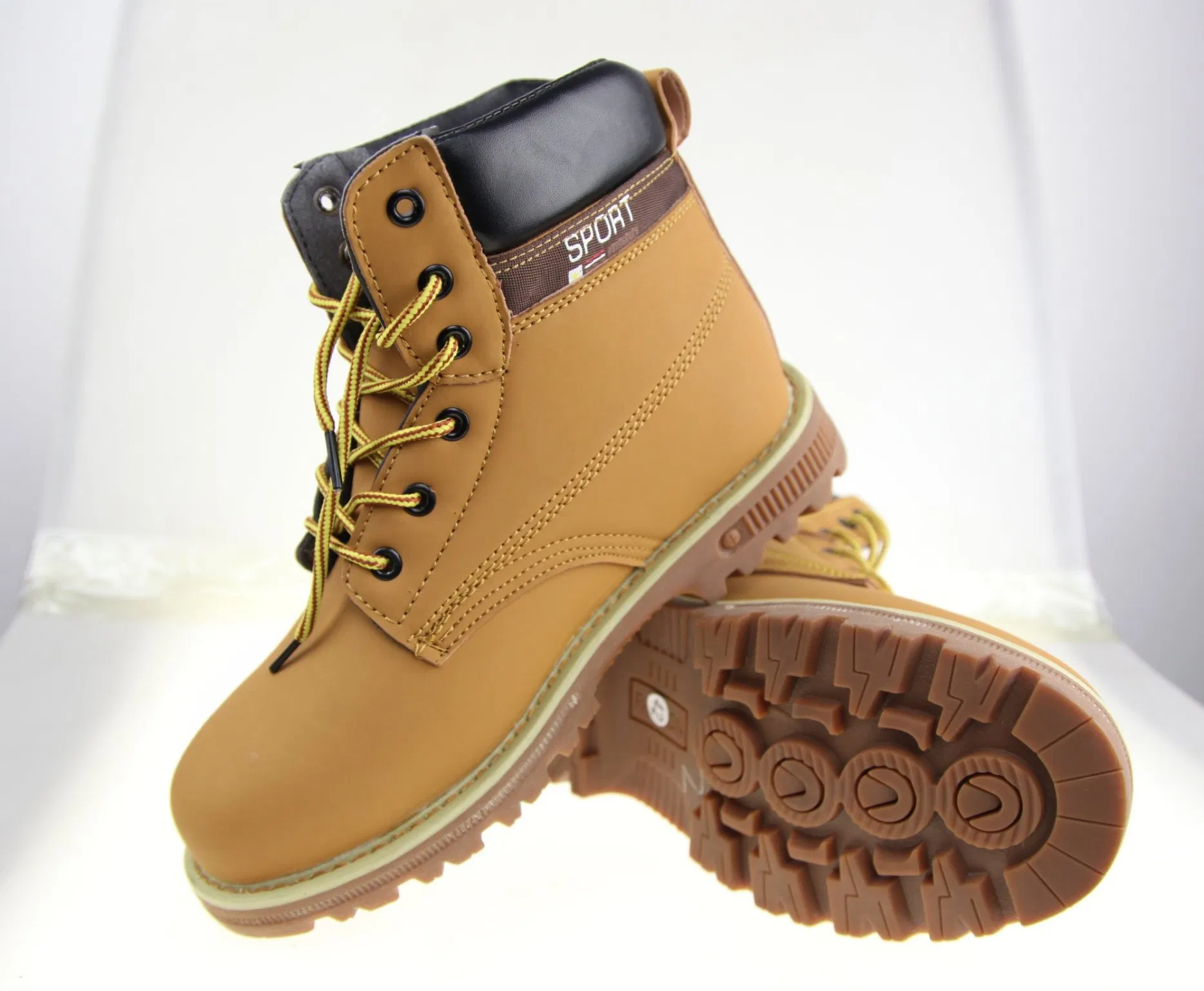 The Factory Wholesale Industrial Working Waterproof Woodland Men Customized Steel Toe Safety Shoes
