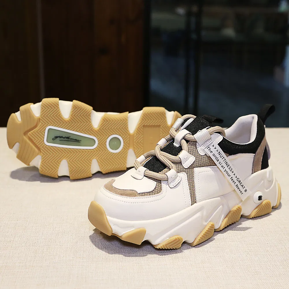 Tide Brand Fashion Lady Sport Chunky Sneakers Women Lightweight Casual Everyday Walking Sneakers Shoes