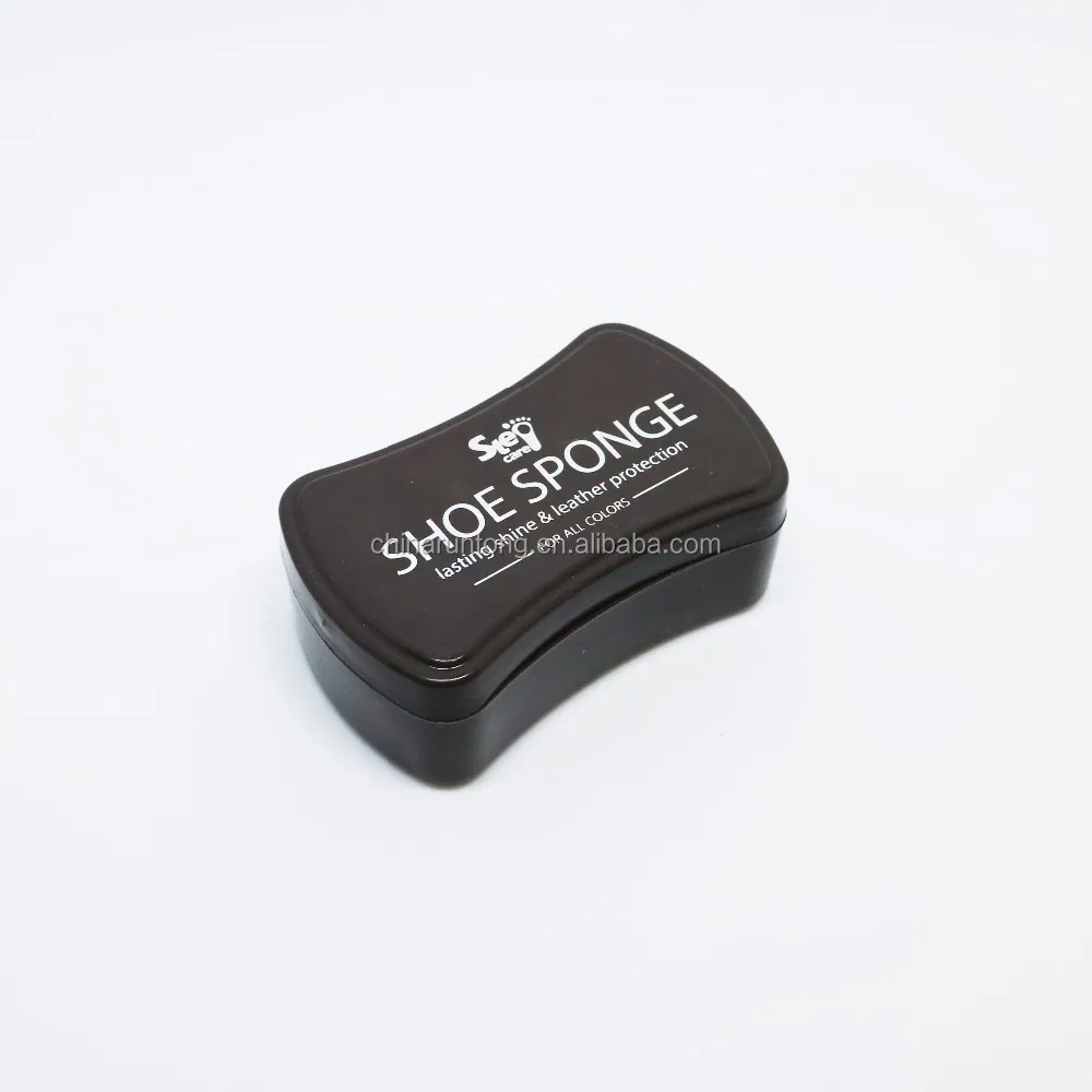 U-Shape Eco-Friendly Material Plastic Case Pack Sponge Soft Disposable Hotel Shoe Shine