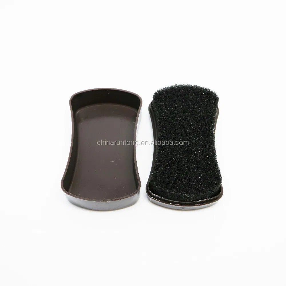 U-Shape Eco-Friendly Material Plastic Case Pack Sponge Soft Disposable Hotel Shoe Shine