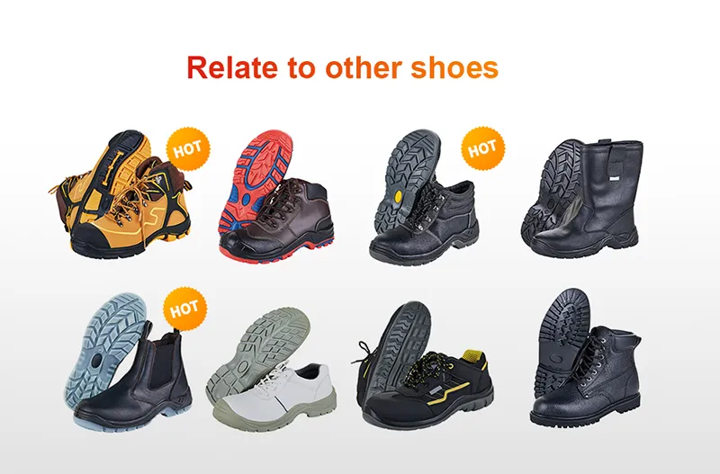 UF-145 Warm Lining Buffalo Leather Steel Toe Cap Safety Shoes
