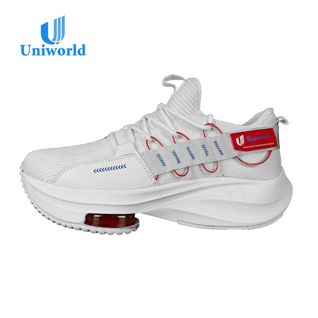 Uniworld Vietnam Factory Branded Custom Men′ S Fashion Air Cushion Stretch Soles Running Sports Walking Sports Shoes Sneakers