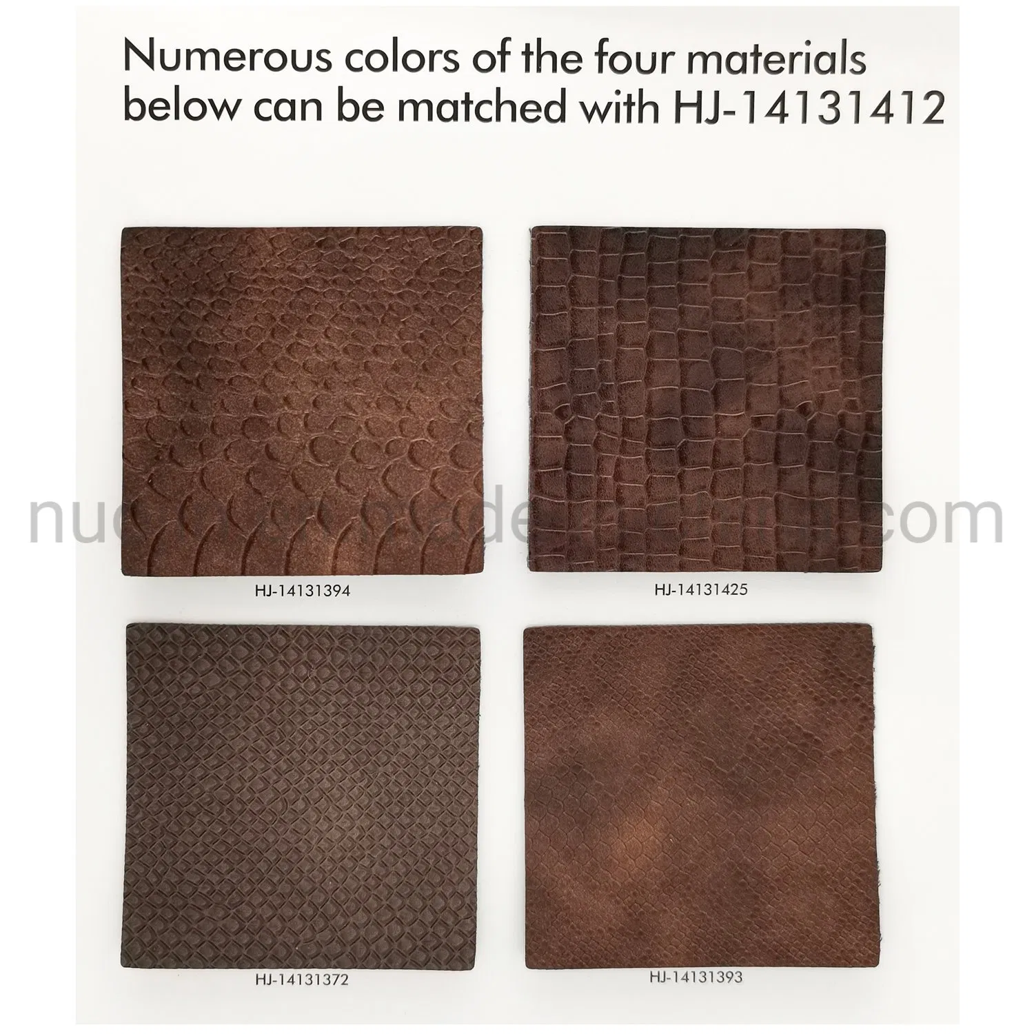 Waterproof Fashion Durable Non-Woven Backing PU Synthetic Leather for Shoes, Sofa