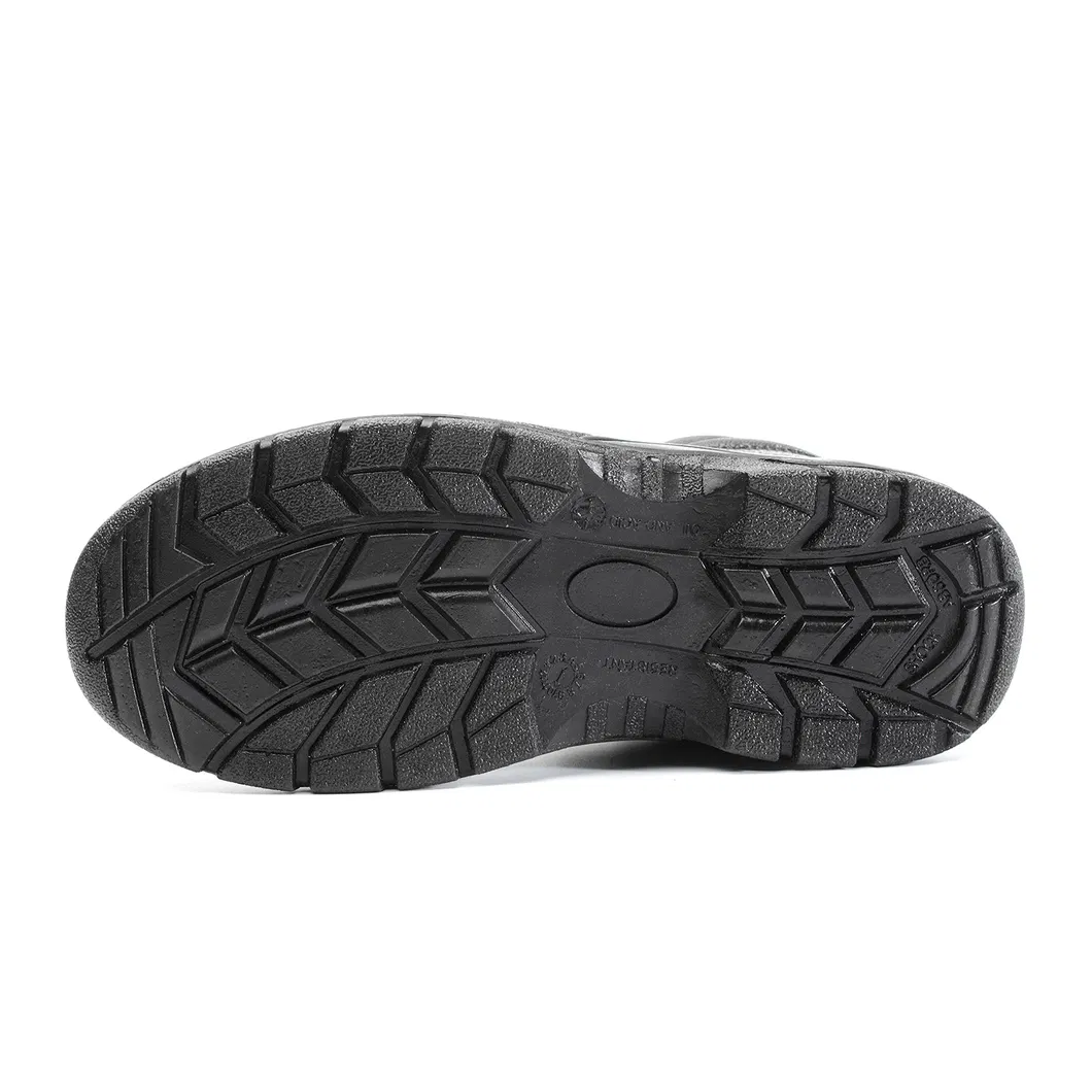 Wedge Light Weight Square Leather Boot Work Safety for Women