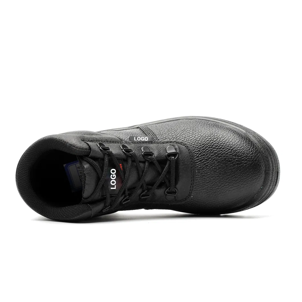 Wedge Light Weight Square Leather Boot Work Safety for Women