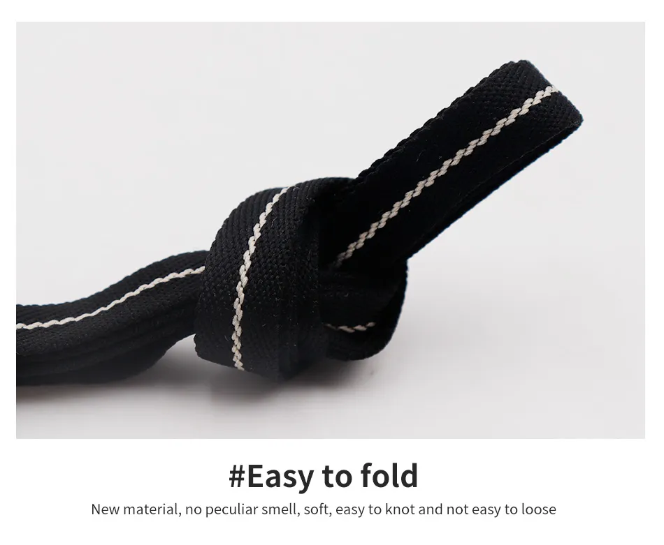 Weiou Brand New Three-Color Optional High-Quality Plastic Hook Flat Cap Rope with Magnetic Shoelace