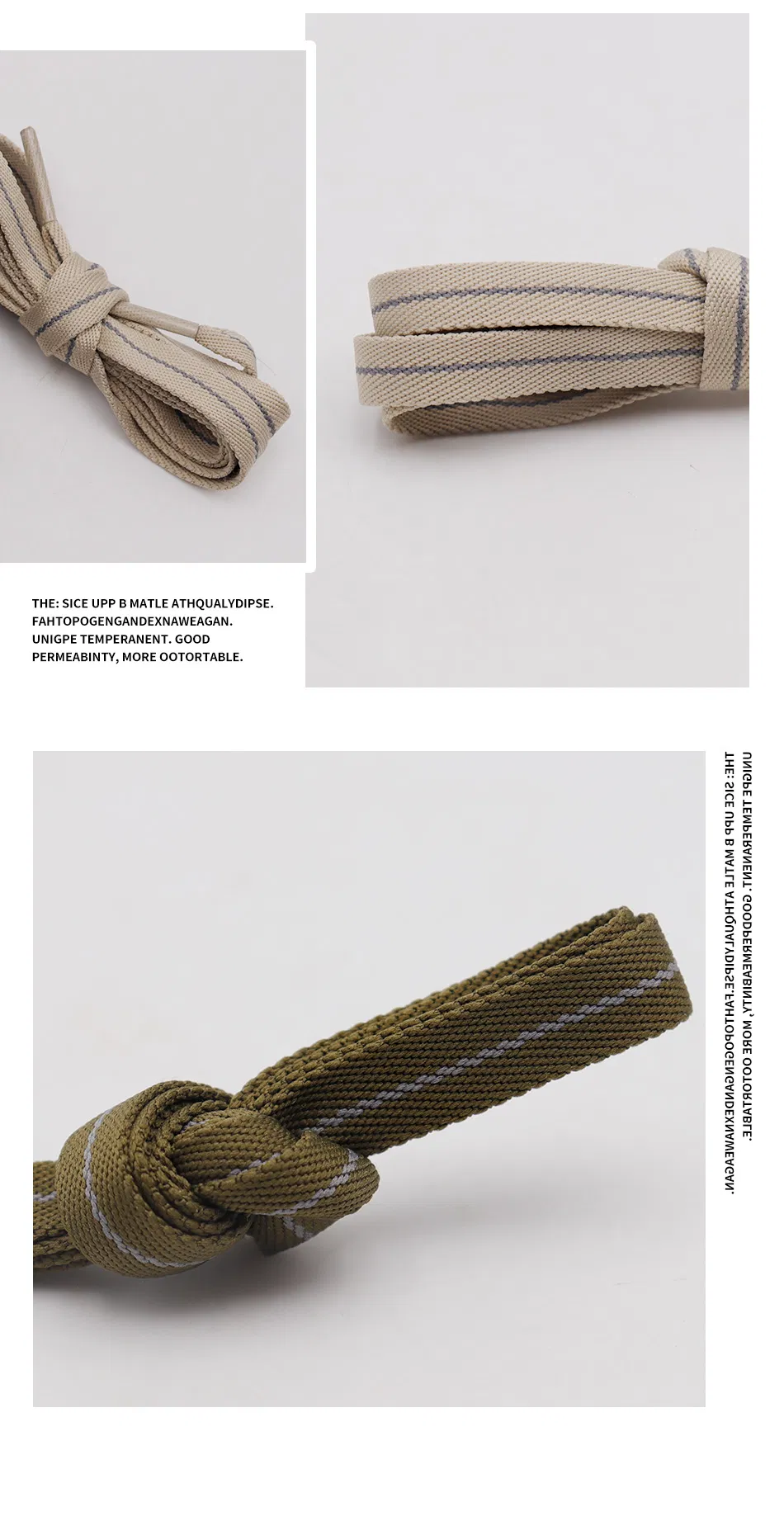 Weiou Manufacturer Direct Sale Plastic Hook Flat Cap Rope Strap Magnetic Shoelace Customizable Elastic Rope Strap