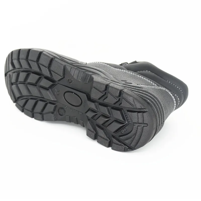 Wholesale CE Certificate En20345 S3 Working Metal Standard Industrial Cow Embossed Leather Men/Women Safety Footwear Safety Shoes
