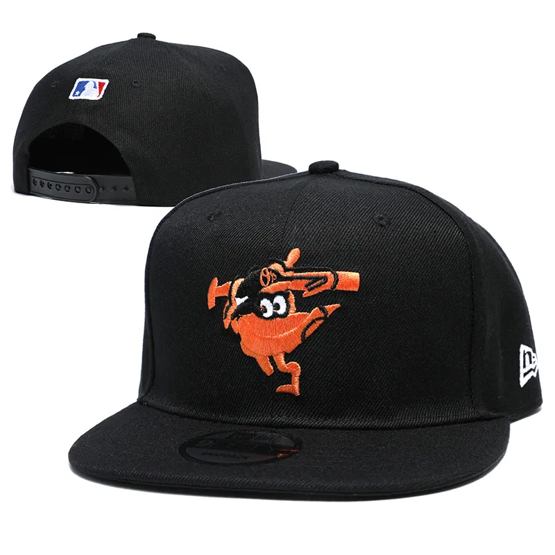 Wholesale Cheap Baseball Caps Embroidery Snapback Fitted Flat Hats in Black