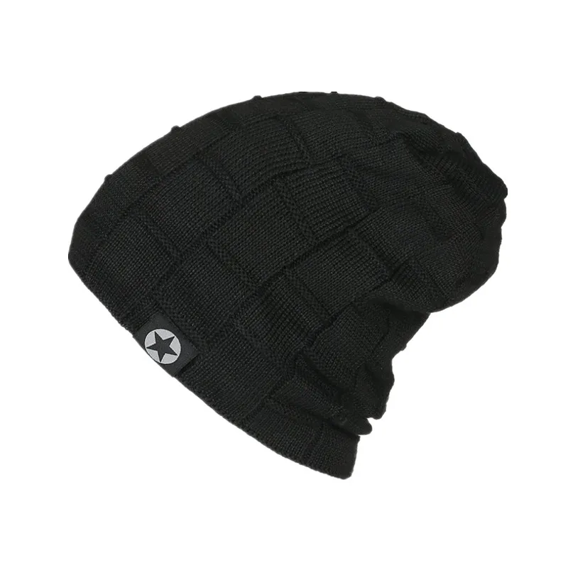 Wholesale Custom Colorful Winter Hat Adult Warm Knit Beanie Sport Hat