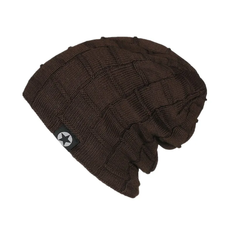 Wholesale Custom Colorful Winter Hat Adult Warm Knit Beanie Sport Hat