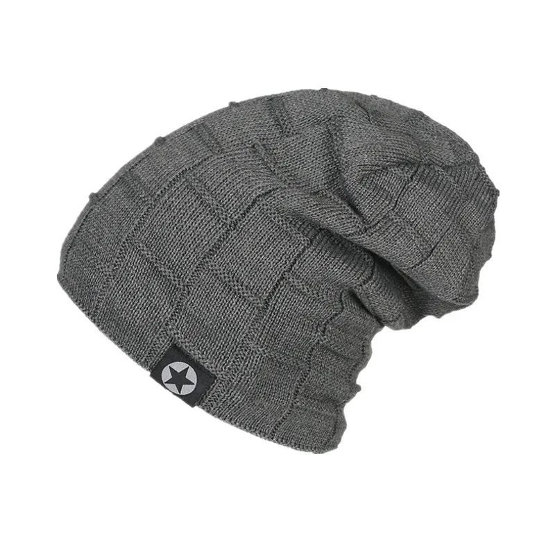 Wholesale Custom Colorful Winter Hat Adult Warm Knit Beanie Sport Hat