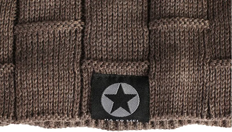 Wholesale Custom Colorful Winter Hat Adult Warm Knit Beanie Sport Hat