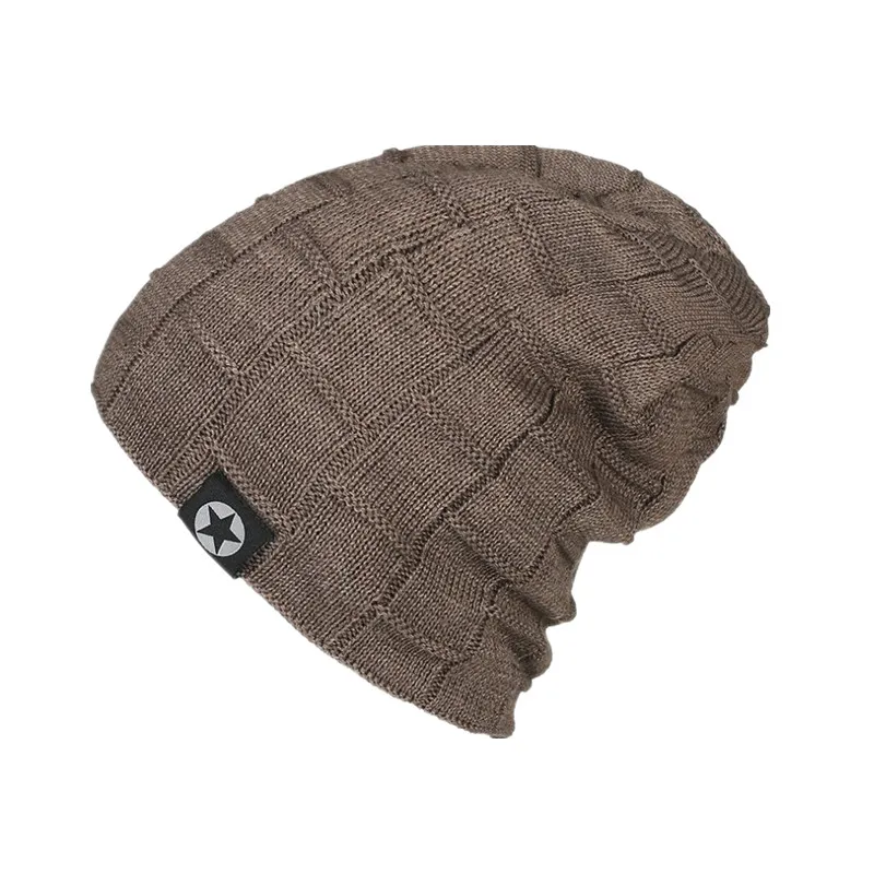 Wholesale Custom Colorful Winter Hat Adult Warm Knit Beanie Sport Hat