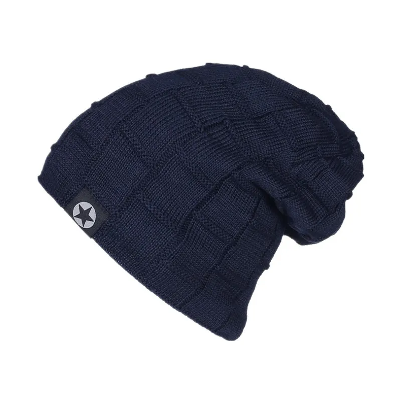 Wholesale Custom Colorful Winter Hat Adult Warm Knit Beanie Sport Hat