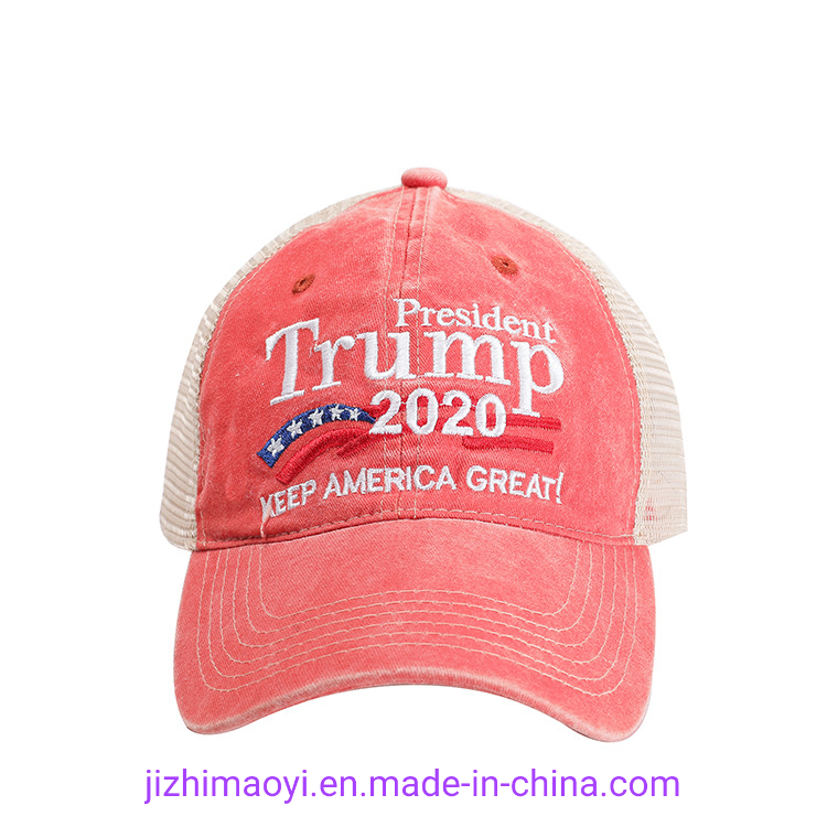Wholesale Custom Your Own Design Cap Donald Trump Presidential Election Embroidery Cap Hat