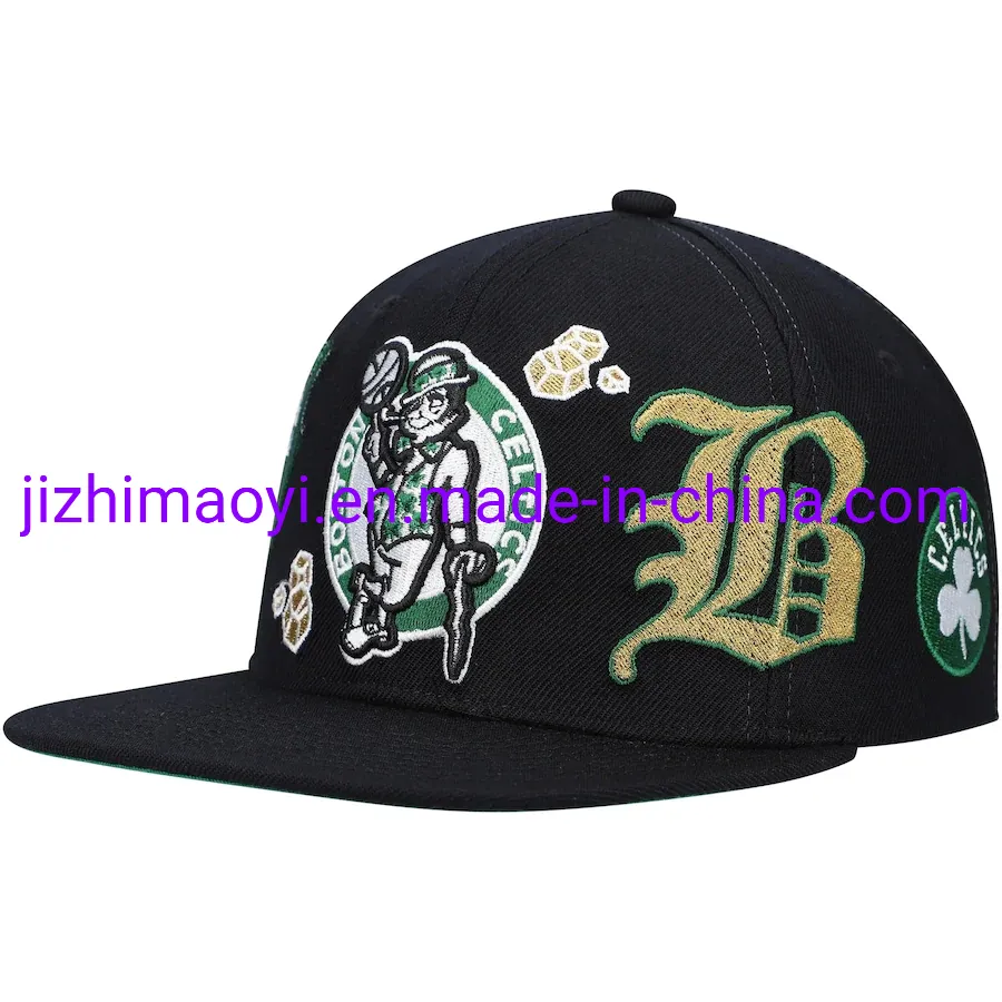 Wholesale Dropshipping Amazon Dhgate Alibaba Ebay Best Seller Boston Celtics Hats Mitchell & Ness Black My City Snapback Cap Adjustable Fitted Size
