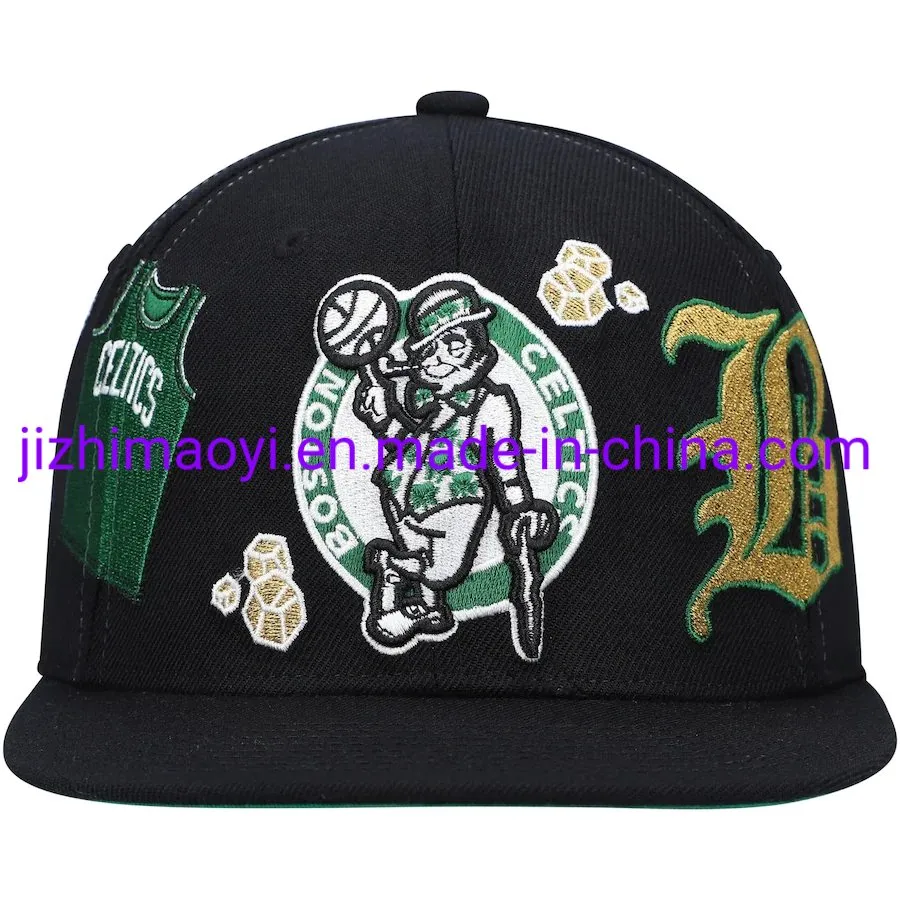 Wholesale Dropshipping Amazon Dhgate Alibaba Ebay Best Seller Boston Celtics Hats Mitchell & Ness Black My City Snapback Cap Adjustable Fitted Size