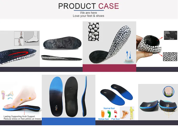 Wholesale EVA Sport Foot Orthotic Arch Support Shoe Insole