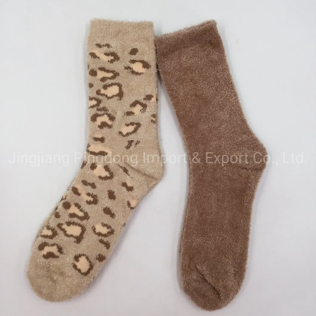 Wholesale Hot Sale Feather Yarn Cosy Sock Home Sock