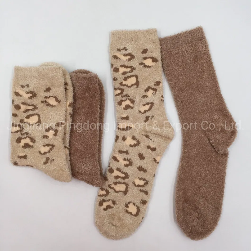 Wholesale Hot Sale Feather Yarn Cosy Sock Home Sock