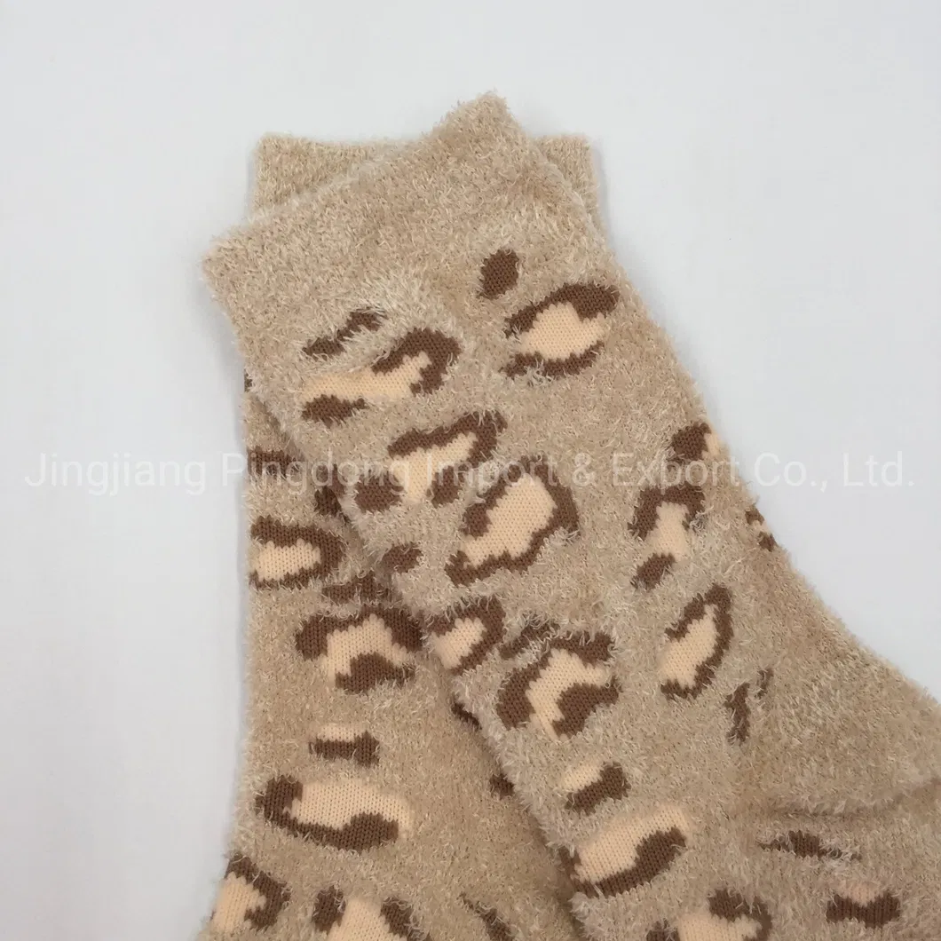 Wholesale Hot Sale Feather Yarn Cosy Sock Home Sock