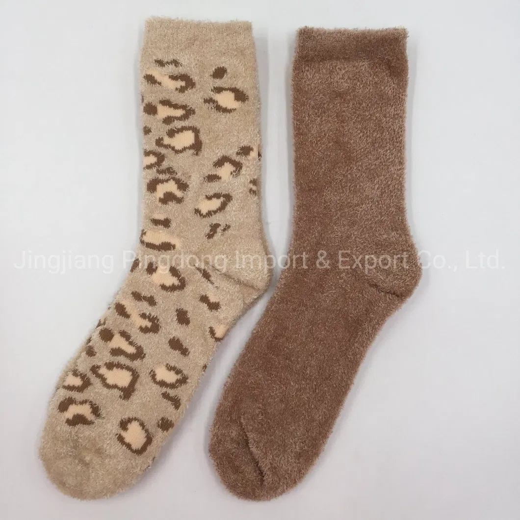 Wholesale Hot Sale Feather Yarn Cosy Sock Home Sock