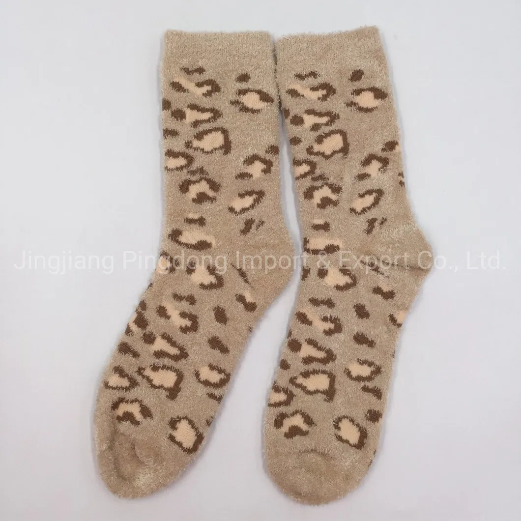 Wholesale Hot Sale Feather Yarn Cosy Sock Home Sock