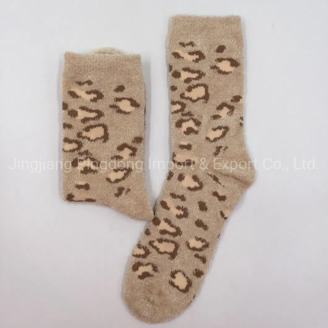 Wholesale Hot Sale Feather Yarn Cosy Sock Home Sock