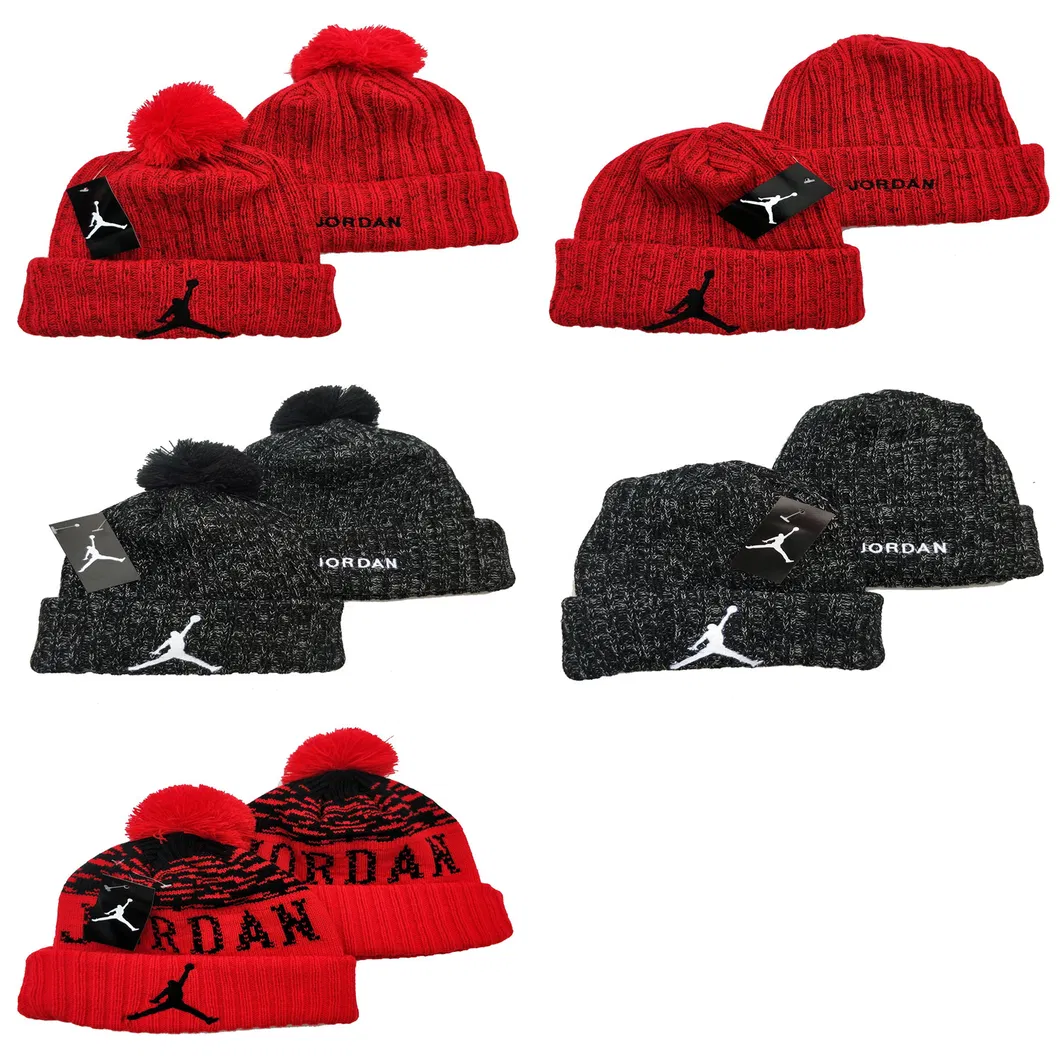 Wholesale Jorda-N Beanies Hats Winter Knit Warm Caps Sports Wear Basketball Headwear