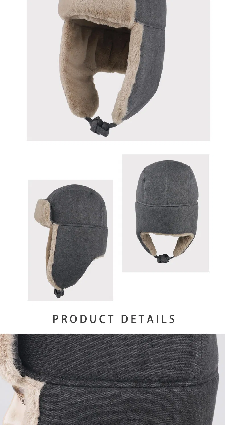 Windproof Warm Ear Cover Winter Warm Comfortable Faux Fur Ski Hats