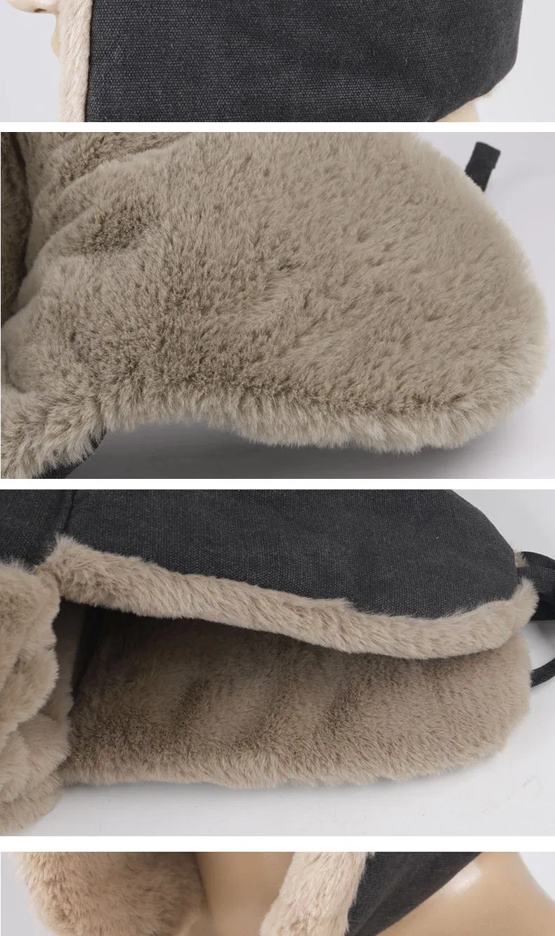 Windproof Warm Ear Cover Winter Warm Comfortable Faux Fur Ski Hats