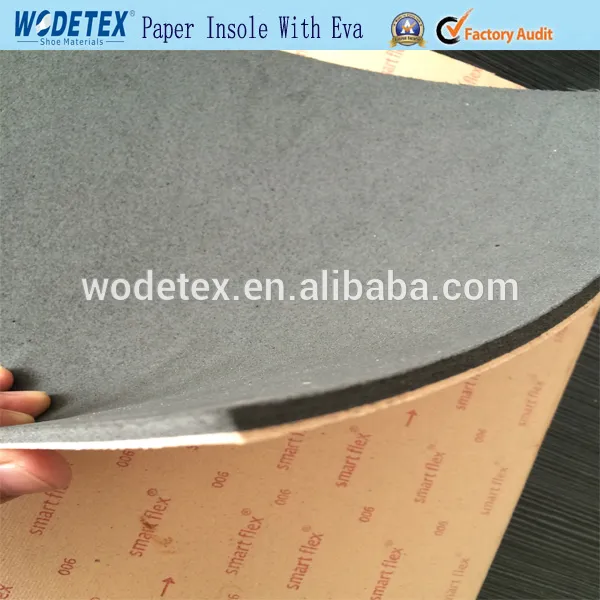 Wodetex Texon Insole Board with EVA Paper Insole Laminated with EVA