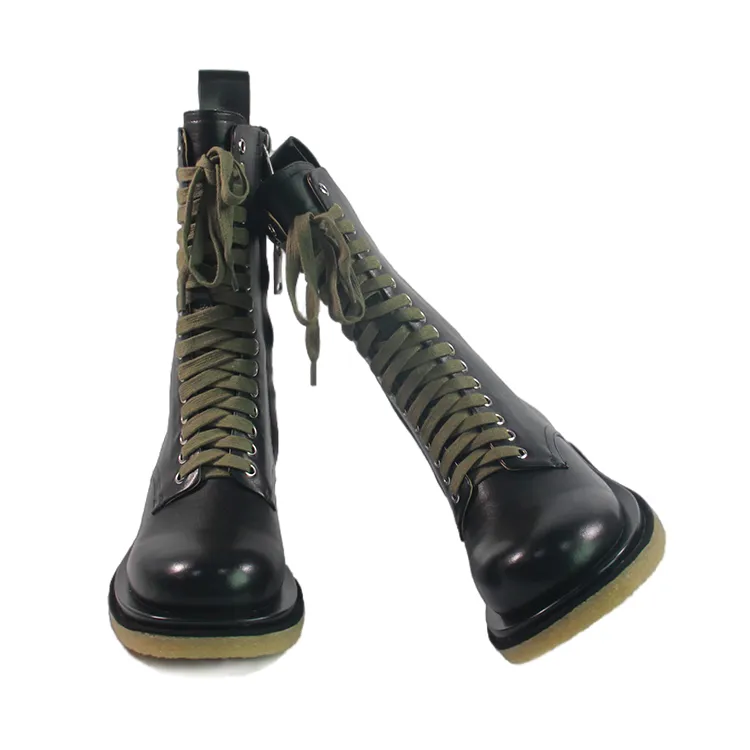 Women Fashion Leather Martin Boots Platform Ladies Ankle Booties