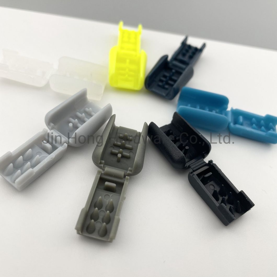 Zipper Pulls Cord Stopper End Lock Zip Clips Rope Shoe Buckle