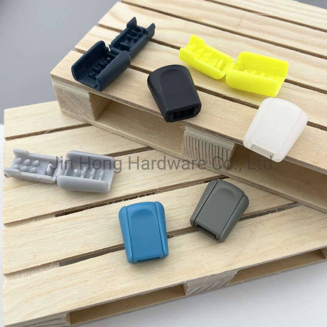 Zipper Pulls Cord Stopper End Lock Zip Clips Rope Shoe Buckle
